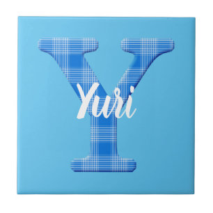 Azulejo Nombre De Los Niños Personalizado Letra Y