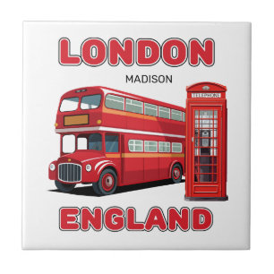 Azulejo Nombre personalizado Londres Inglaterra