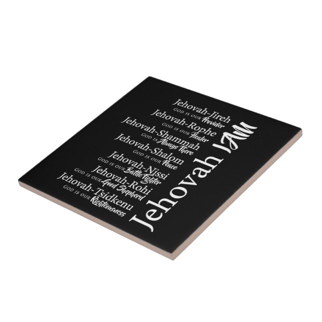 Azulejo Nombres de Jehová (Lado)