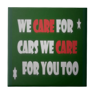 Azulejo Nos Preocupamos De Los Coches