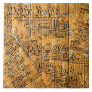 Azulejo Nosotros, la Constitución Popular Estadounidense