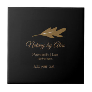 Azulejo Notario público agente de firma de préstamos añadi