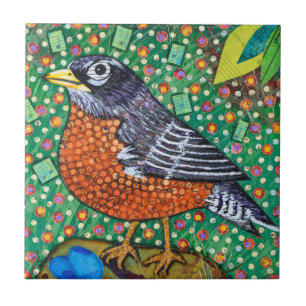 Azulejo Notas Robin
