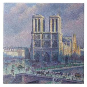 Azulejo Notre-Dame de París (Catedral parisina, Francia)
