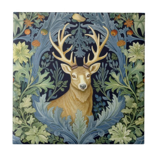 Azulejo Noveau de arte de venado
