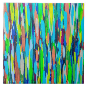 Azulejo Noviembre Lluvia 6 x 6 Tejido cerámico