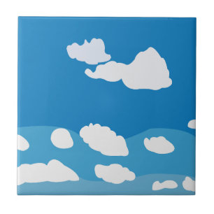 Azulejo Nube de Cielo Azul