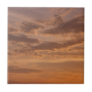 Azulejo Nubes al Atardecer II Pastel Naturaleza Abstracta