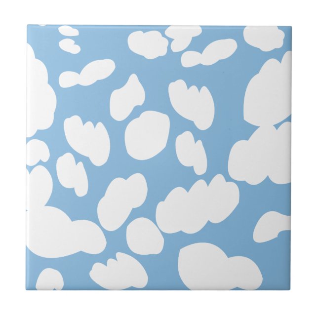 Azulejo Nubes azul cielo nubes (Frente)