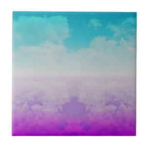 Azulejo Nubes de colores
