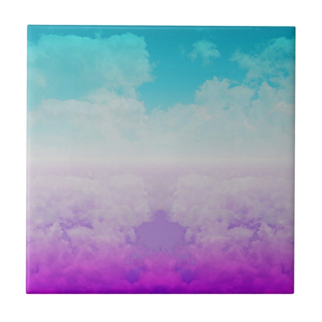 Azulejo Nubes de colores (Frente)