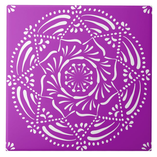 Azulejo Nudibranch Mandala (Frente)