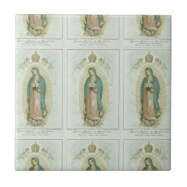 Azulejo Nuestra Señora De Guadalupe
