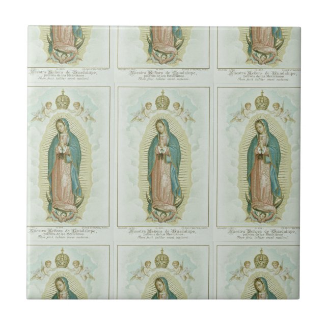 Azulejo Nuestra Señora De Guadalupe (Frente)