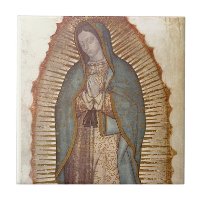 Azulejo Nuestra señora de Guadalupe (Frente)