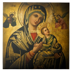 Azulejo Nuestra Señora de la Ayuda Perpetua Tile Cerámic