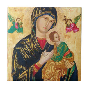 Azulejo Nuestra Señora de la Perpetua Ayuda