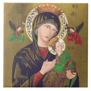 Azulejo Nuestra Señora del Perpetuo Socorro