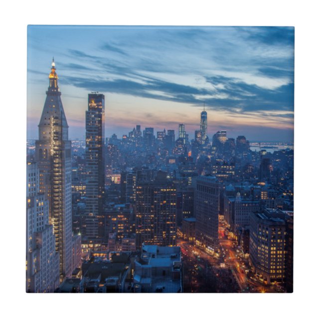 Azulejo Nueva York, Nueva York, Estados Unidos (Frente)