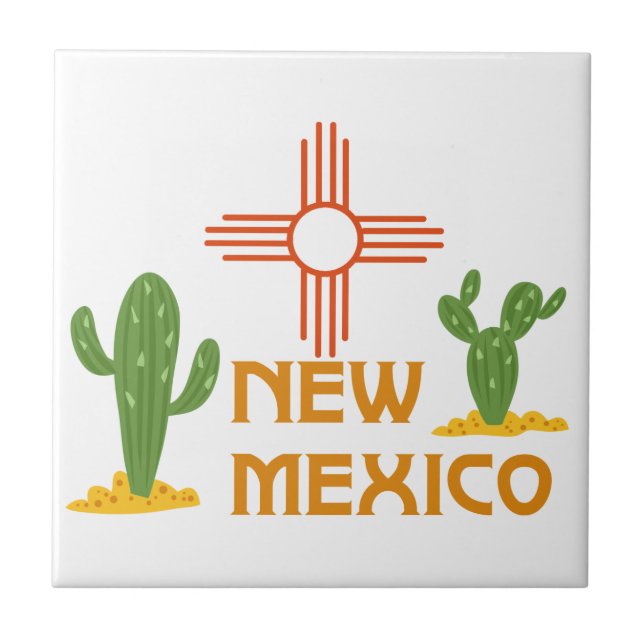 Azulejo Nuevo México (Frente)