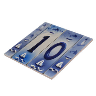 Azulejo Número 10, Delft Marítimo.