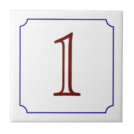 Azulejo Número de casa italiano