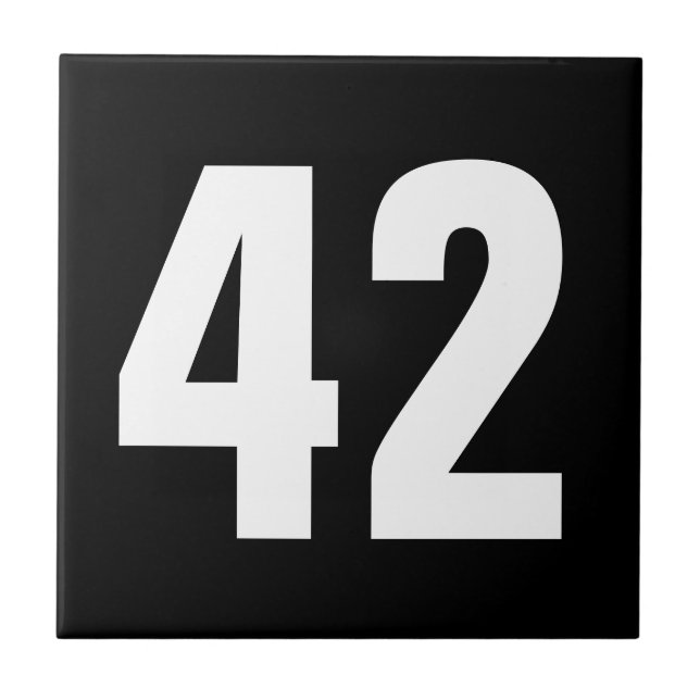 Azulejo Número de puerta (Frente)