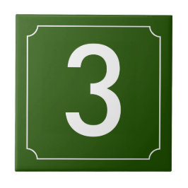 Azulejo Número francés