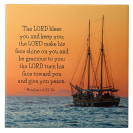 Azulejo Números 6 24-26 El Señor os bendiga y os guarde