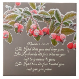 Azulejo Números 6 24-26 El Señor os bendiga y os guarde