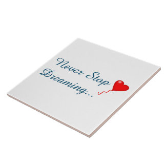 Azulejo Nunca dejes de soñar con mosaico cerámico