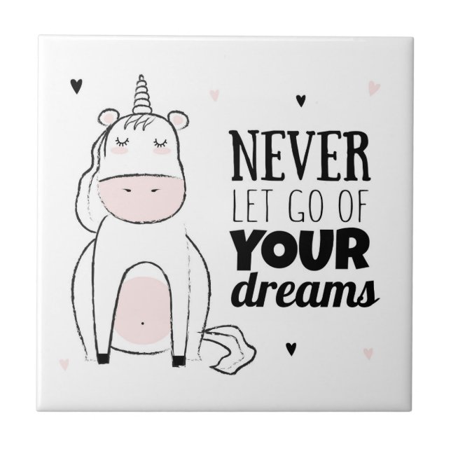 Azulejo Nunca Dejes Ir Tus Sueños (Frente)
