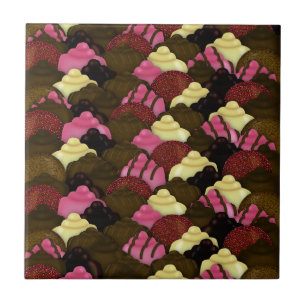 Azulejo Nunca Demasiado Chocolate - Dulces del Día de San