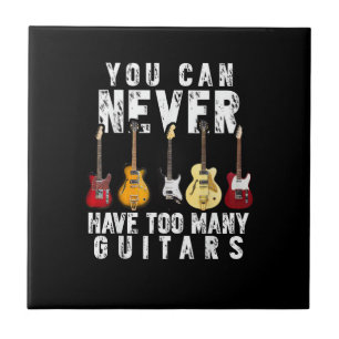 Azulejo Nunca Puedes Tener Demasiadas Guitarras Música Div