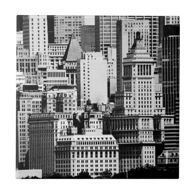 Azulejo NYC Skyline IX (Frente)