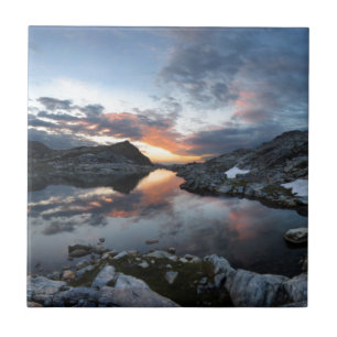 Azulejo Nydiver Lakes Sunrise - Wilderness de Ansel Adams