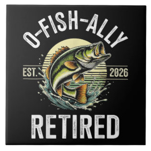 Azulejo O-Fish-Almente Retirado 2026 Pescador Pesca