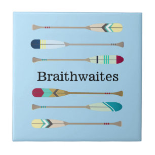 Azulejo Oars de estilo vintage