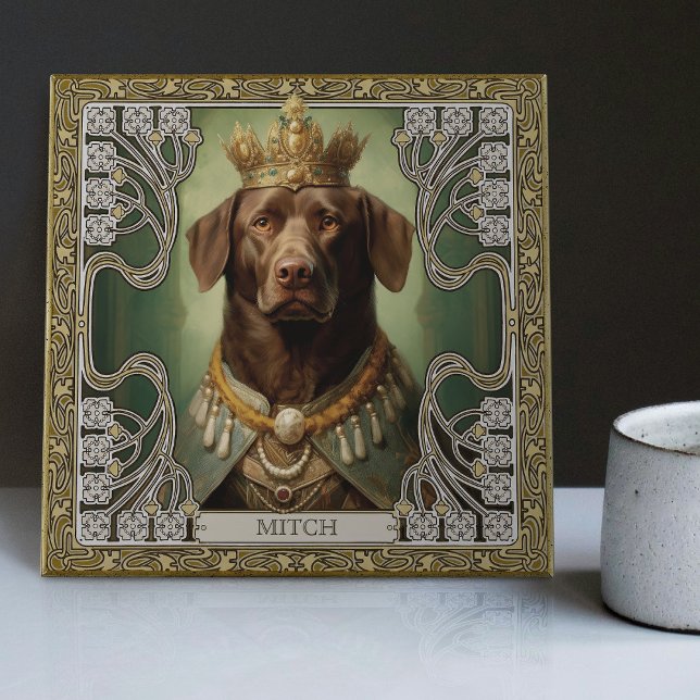 Azulejo Obra artística personalizada Regal Labrador Art De (Subido por el creador)