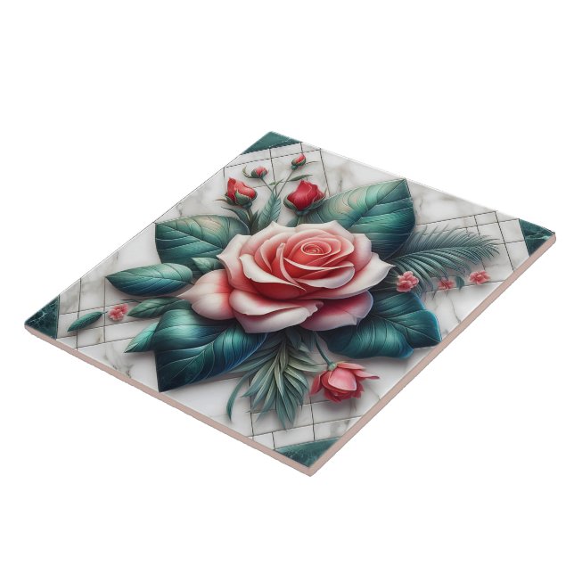 Azulejo Obra de arte intrincada del mosaico de mosaico de  (Lado)