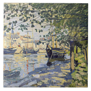 Azulejo Obra de Monet, Sena en Rouen,