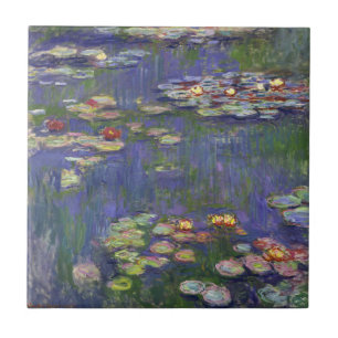 Azulejo Obras maestras de nenúfares de Monet