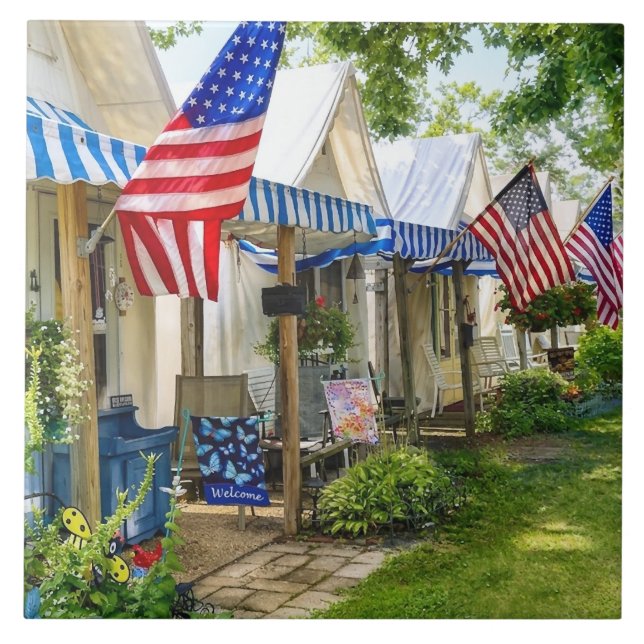 Azulejo Ocean Grove NJ – Ciudad de las Carpas (Frente)
