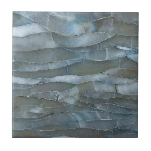 Azulejo Ocean Pearl Mermaid Gemstone Marble Print
