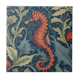 Azulejo Océano acuático estilo L Aquatic Sea ahorse Willia