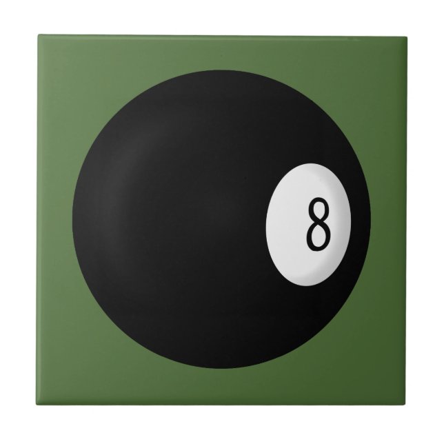 Azulejo Ocho Ball Billiard (Frente)