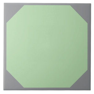 Azulejo Octagonal Verde Vintage Atemporal