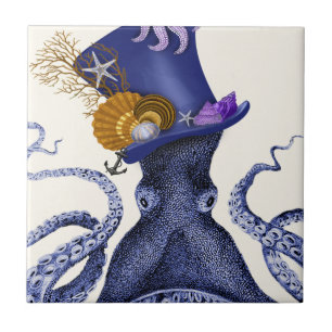 Azulejo Octopus con Gorra náutico