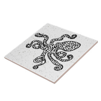 Azulejo Octopus vintage