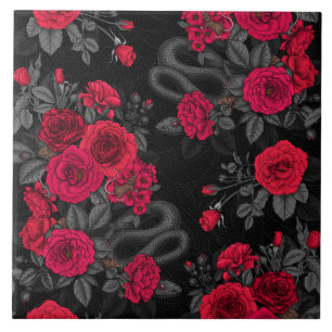 Azulejo Ocultos en los rosas